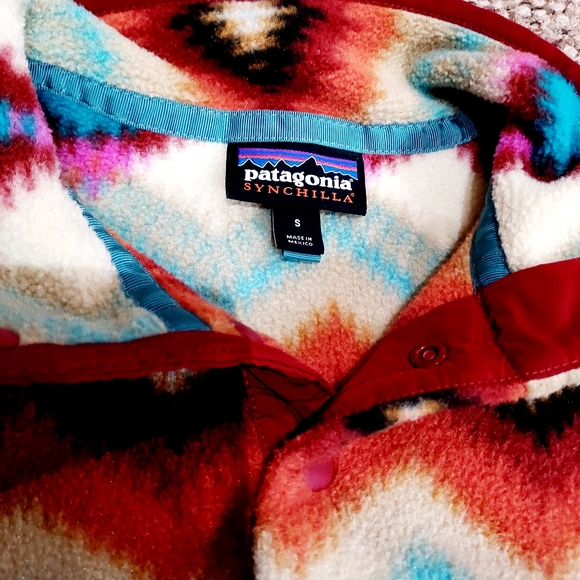 Patagonia Synchilla Snap-T Fleece Pullover in Timber Twist size S - Picture 6 of 15